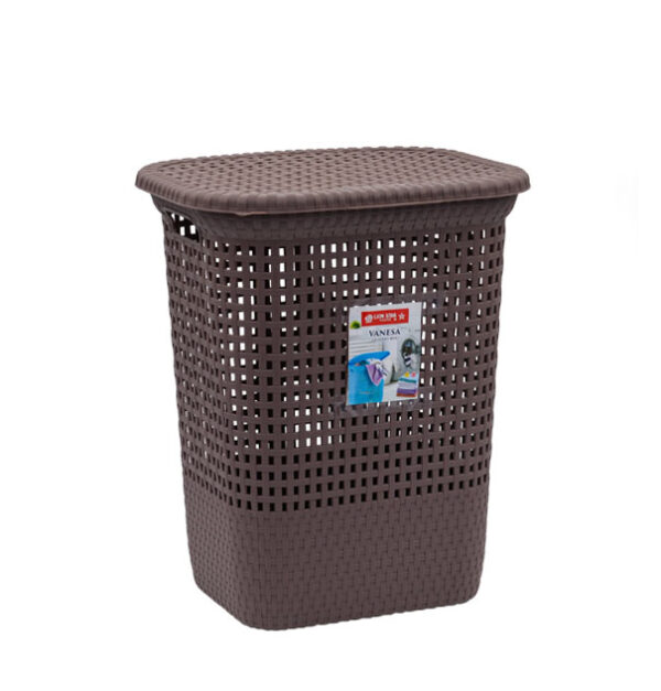 Keranjang Baju Kotor Plastik Lion Star CB-17 Vanesa Laundry Box Medium Ukuran 375 x 320 x H 460 mm | Raja Plastik Indonesia