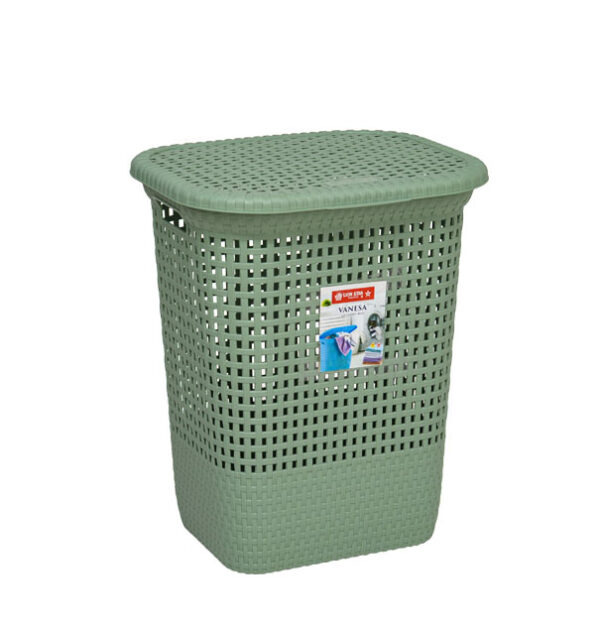 Keranjang Baju Kotor Plastik Lion Star CB-17 Vanesa Laundry Box Medium Ukuran 375 x 320 x H 460 mm | Raja Plastik Indonesia