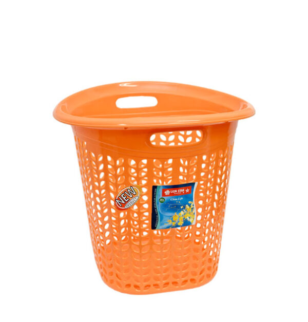 Keranjang Baju Kotor Plastik Lion Star CB-19 Lovina Laundry Basket Small Ukuran Ø 371 x 346 mm | Raja Plastik Indonesia