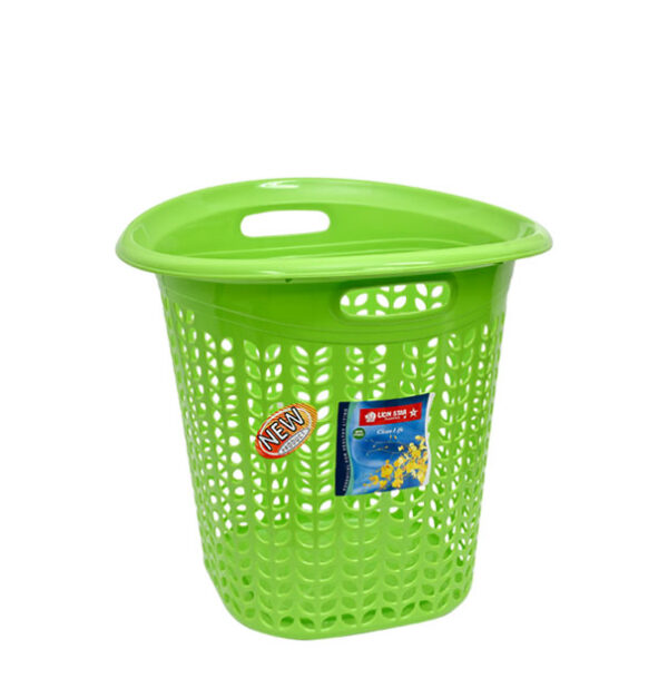 Keranjang Baju Kotor Plastik Lion Star CB-19 Lovina Laundry Basket Small Ukuran Ø 371 x 346 mm | Raja Plastik Indonesia