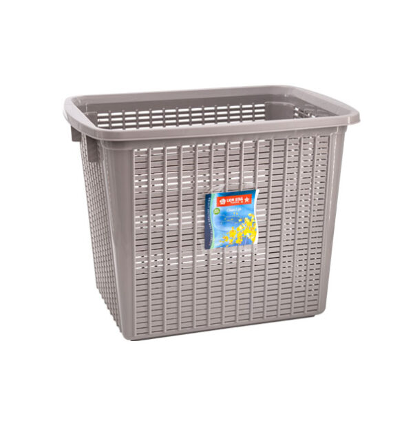 Keranjang Baju Kotor Plastik Lion Star LB-5 Stock Basket Small Ukuran 416 x 306 x H 320 mm | Raja Plastik Indonesia