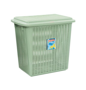 Keranjang Baju Kotor Plastik Lion Star LB-6 Stock Basket Large Ukuran 335 x 460 x H 435 mm | Raja Plastik Indonesia 