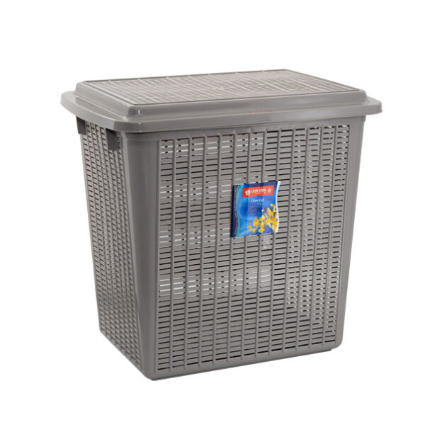 Keranjang Baju Kotor Plastik Lion Star LB-6 Stock Basket Large Ukuran 335 x 460 x H 435 mm | Raja Plastik Indonesia 