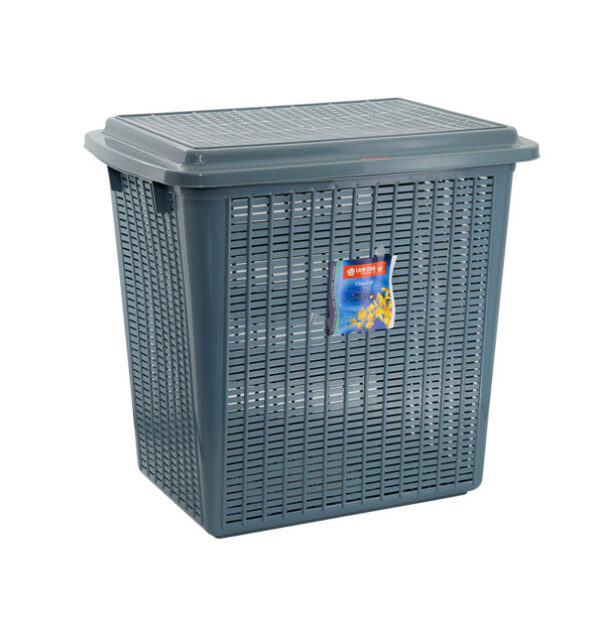 Keranjang Baju Kotor Plastik Lion Star LB-6 Stock Basket Large Ukuran 335 x 460 x H 435 mm | Raja Plastik Indonesia 