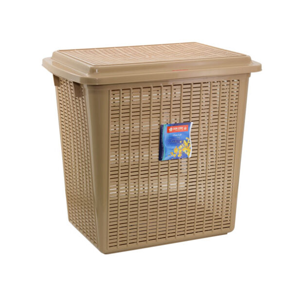 Keranjang Baju Kotor Plastik Lion Star LB-6 Stock Basket Large Ukuran 335 x 460 x H 435 mm | Raja Plastik Indonesia 