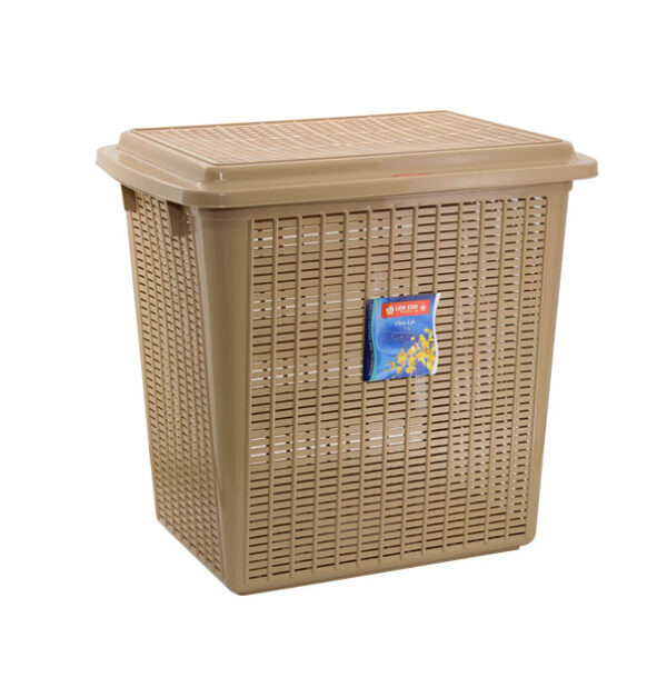 Keranjang Baju Kotor Plastik Lion Star LB-6 Stock Basket Large Ukuran 335 x 460 x H 435 mm | Raja Plastik Indonesia 