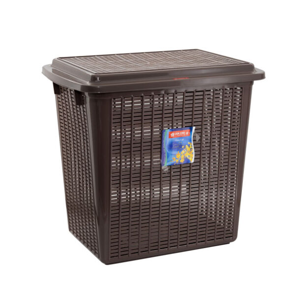 Keranjang Baju Kotor Plastik Lion Star LB-6 Stock Basket Large Ukuran 335 x 460 x H 435 mm | Raja Plastik Indonesia 