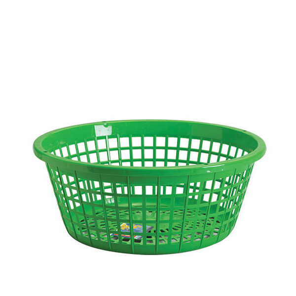 Keranjang Laundry Plastik Lion Star CB-11 Laundry Basket Round 535 Ukuran Ø 535 x H 215 mm | Raja Plastik Indonesia