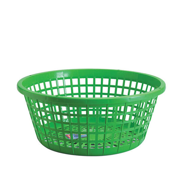 Keranjang Laundry Plastik Lion Star CB-12 Laundry Basket Round 580 Ukuran Ø 580 x H 240 mm | Raja Plastik Indonesia