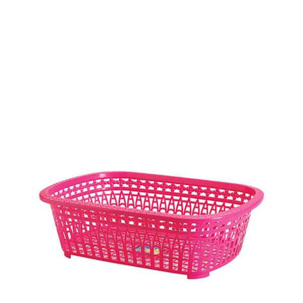 Keranjang Laundry Plastik Lion Star CB-4 Melina Laundry Basket Medium Ukuran 488 x 360 x H 162 mm | Raja Plastik Indonesia