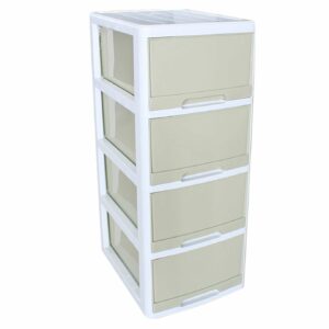 LEMARI LACI DRAWER CABINET CLARIS PRINCIA 4L RODA 5343-4L AR RE | RAJA PLASTIK INDONESIA