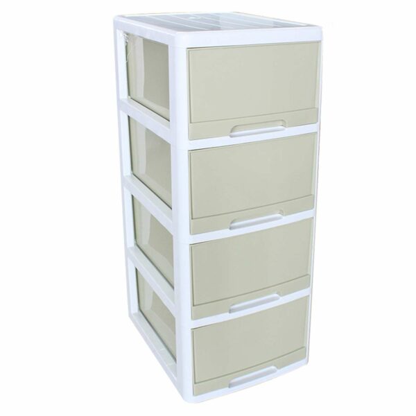 LEMARI LACI DRAWER CABINET CLARIS PRINCIA 4L RODA 5343-4L AR RE | RAJA PLASTIK INDONESIA