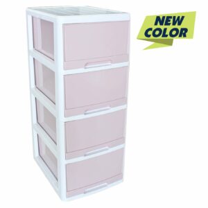 LEMARI LACI DRAWER CABINET CLARIS PRINCIA 4L RODA 5343-4L AR RE | RAJA PLASTIK INDONESIA