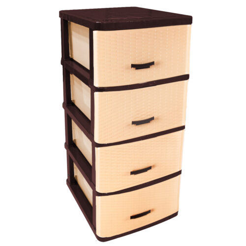 LEMARI LACI PLASTIK / DRAWER CABINET CLARIS VESTBY 5335-4L R WARNA | RAJA PLASTIK INDONESIA
