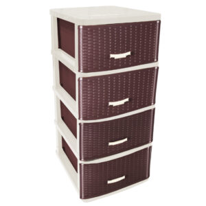 LEMARI LACI PLASTIK / DRAWER CABINET CLARIS VESTBY 5335-4L R WARNA | RAJA PLASTIK INDONESIA