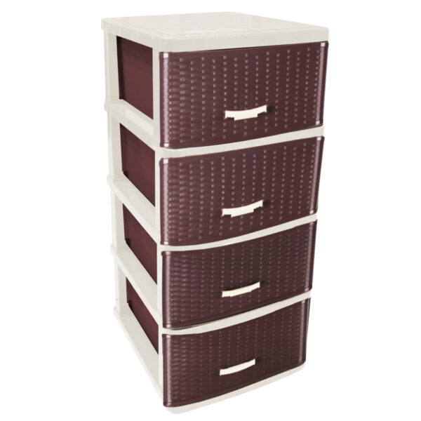 LEMARI LACI PLASTIK / DRAWER CABINET CLARIS VESTBY 5335-4L R WARNA | RAJA PLASTIK INDONESIA