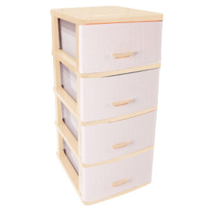 LEMARI LACI PLASTIK / DRAWER CABINET CLARIS VESTBY 5335-4L R WARNA | RAJA PLASTIK INDONESIA