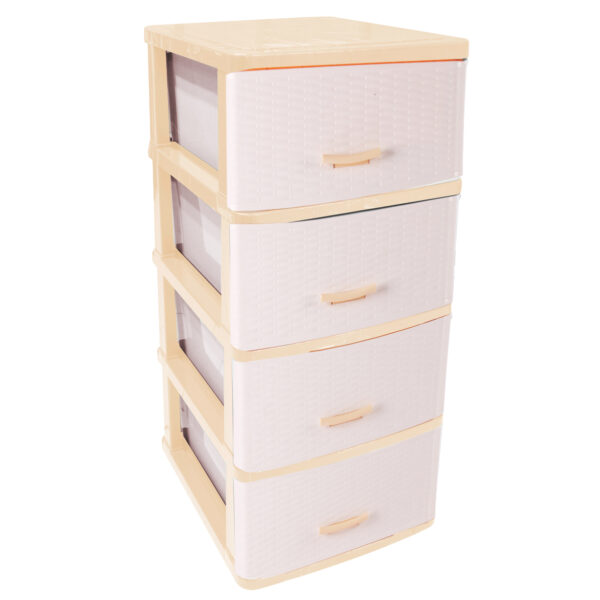 LEMARI LACI PLASTIK / DRAWER CABINET CLARIS VESTBY 5335-4L R WARNA | RAJA PLASTIK INDONESIA