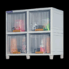 LEMARI LOCKER BOX PLASTIK TRANSPARAN NAPOLLY TIPE LB-2204 TP PUMA