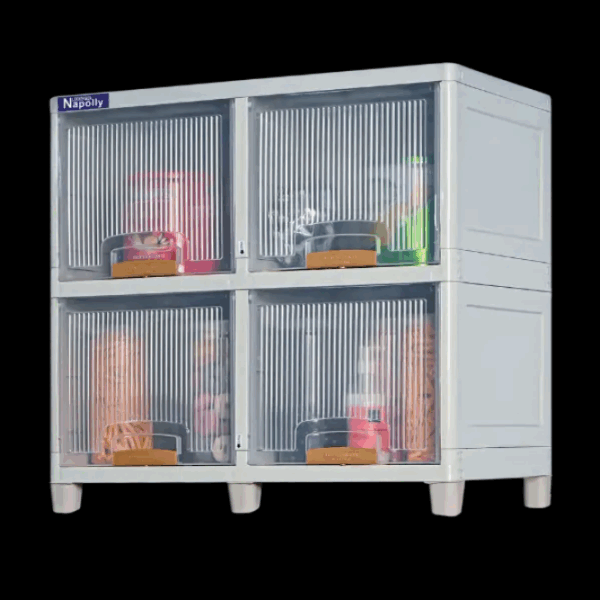 LEMARI LOCKER BOX PLASTIK TRANSPARAN NAPOLLY TIPE LB-2204 TP PUMA