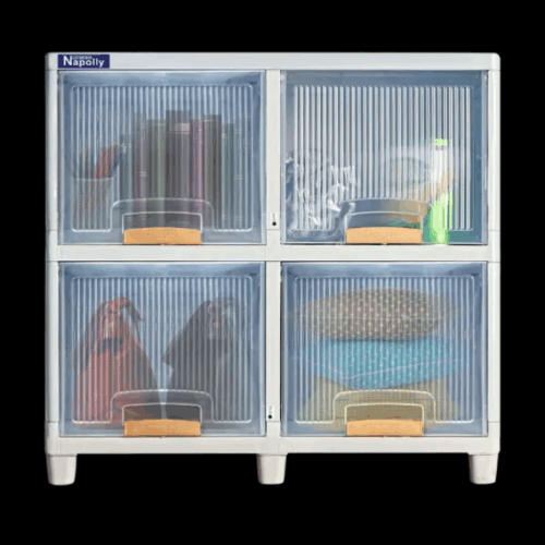 LEMARI LOCKER BOX PLASTIK TRANSPARAN NAPOLLY TIPE LB-2204 TP PUMA