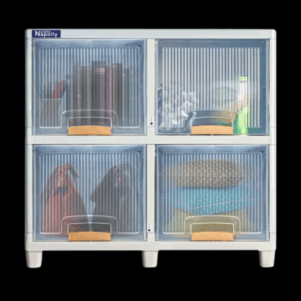 LEMARI LOCKER BOX PLASTIK TRANSPARAN NAPOLLY TIPE LB-2204 TP PUMA