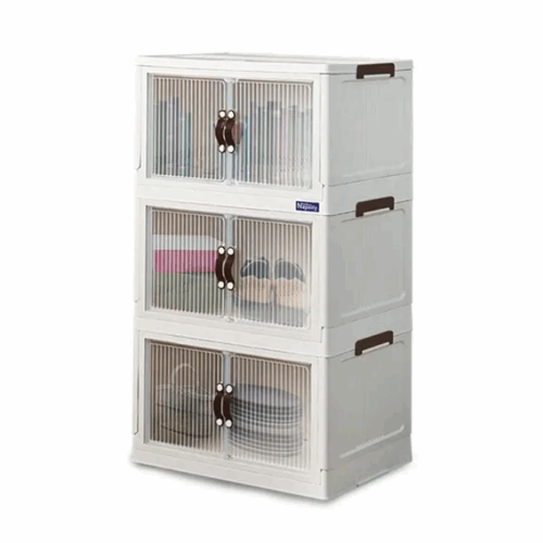 LOCKER BOX PLASTIK SERBAGUNA NAPOLLY POLIBOX PB-346 TP 3 SUSUN