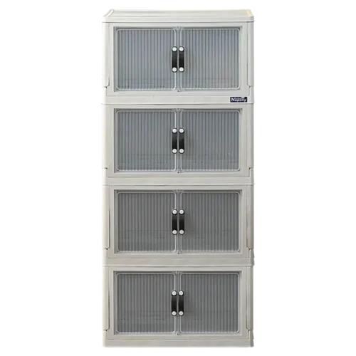 LOCKER BOX PLASTIK SERBAGUNA NAPOLLY POLIBOX PB-446 TP 4 SUSUN