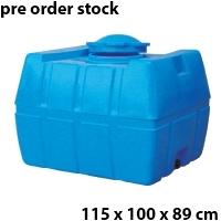 Tangki Air Plastik / Toren / Tandon 1000 Liter Delta LT-1000 Ukuran 115 x 100 x 89 cm | Raja Plastik Indonesia