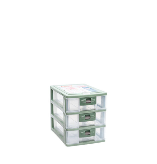 Laci Plastik Mini Serbaguna 3 Susun Lion Star PR-3 Pressa Maxi Container M3 Ukuran 264 x 180 x H 220 mm | Raja Plastik Indonesia