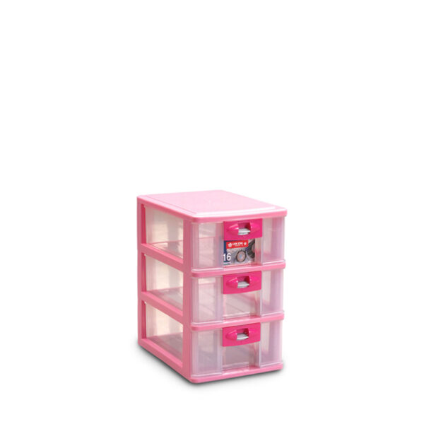 Laci Plastik Mini Serbaguna 3 Susun Lion Star PR-6 Pressa Maxi Container L3 Ukuran 264 x 180 x H 290 mm | Raja plastik Indonesia