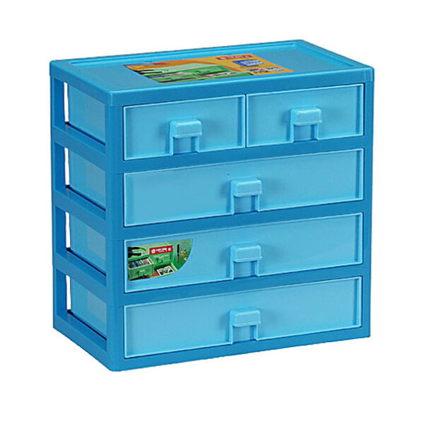 Laci Plastik Mini Serbaguna 4 Susun Lion Star IC-25 Index Container Large ML3 Ukuran 420 x 270 x H 415 mm | Raja Plastik Indonesia