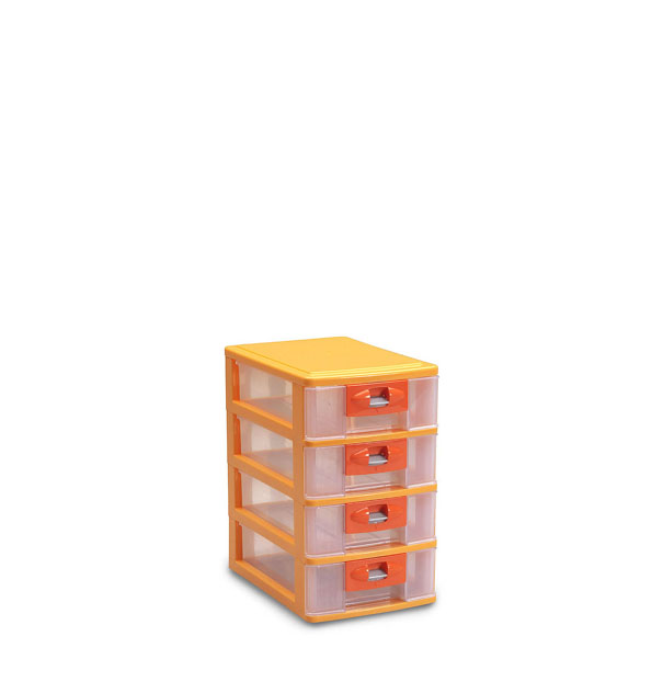 Laci Plastik Mini Serbaguna 4 Susun Lion Star PR-18 Pressa Midi Container M4 Ukuran 230 x 160 x H 266 mm | Raja Plastik Indonesia
