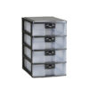 Laci Plastik Mini Serbaguna 4 Susun Lion Star PR-34 Pressa Container A4 Ukuran 340 X 250 X H 400 mm | Raja Plastik Indonesia