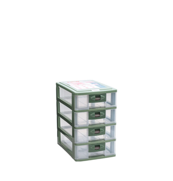 Laci Plastik Mini Serbaguna 4 Susun Lion Star PR-4 Pressa Maxi Container M4 Ukuran 264 x 180 x H 290 mm | Raja Plastik Indonesia