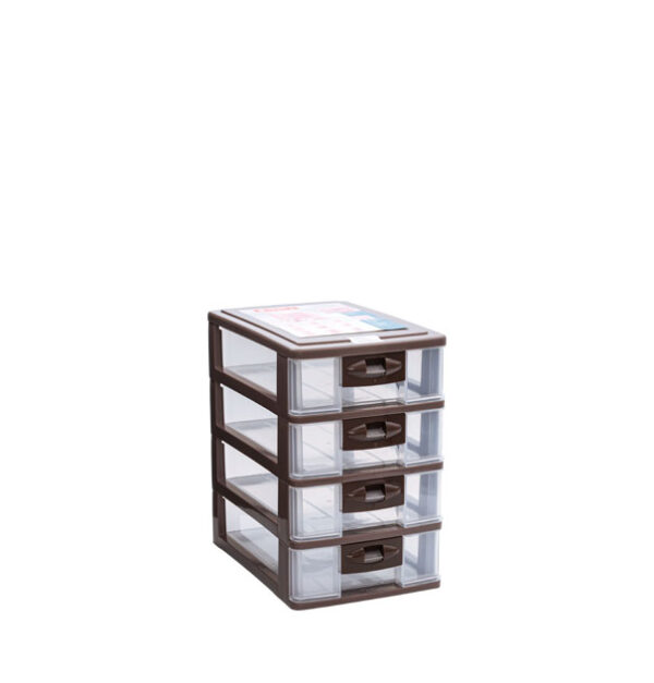Laci Plastik Mini Serbaguna 4 Susun Lion Star PR-4 Pressa Maxi Container M4 Ukuran 264 x 180 x H 290 mm | Raja Plastik Indonesia