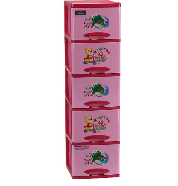 Lemari Baju Anak Plastik 5 Laci Lion Star XC-35 Centro Container 5 Stacks (KD) Lemari Baju Anak Plastik 5 Laci Lion Star XC-35 Centro Container 5 Stacks (KD) Ukuran 510 x 400 x H 1425 mm | Raja Plastik Indonesia
