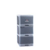 Lemari Baju Plastik 3 Susun Lion Star XC-6 Excel Container L3 (KD) Ukuran 500 x 400 x H 865 mm | Raja Plastik Indonesia