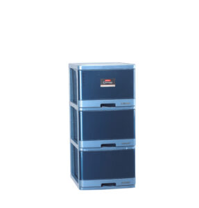 Lemari Baju Plastik 3 Susun Lion Star XC-6 Excel Container L3 (KD) Ukuran 500 x 400 x H 865 mm | Raja Plastik Indonesia