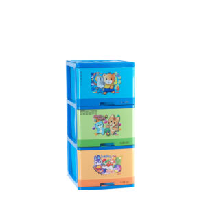 Lemari Baju Plastik 3 Susun Lion Star XC-6 Excel Container L3 (KD) Ukuran 500 x 400 x H 865 mm | Raja Plastik Indonesia