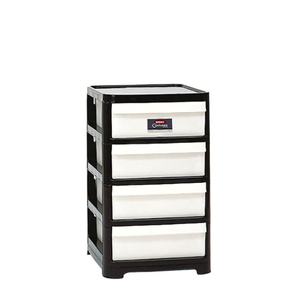 Lemari Laci Plastik Serbaguna 4 Susun Lion Star KC-9 Family Container S4 Lemari Laci Plastik Serbaguna 4 Susun Lion Star KC-9 Family Container S4 Ukuran 445 x 375 x H 625 mm | Raja Plastik Indonesia