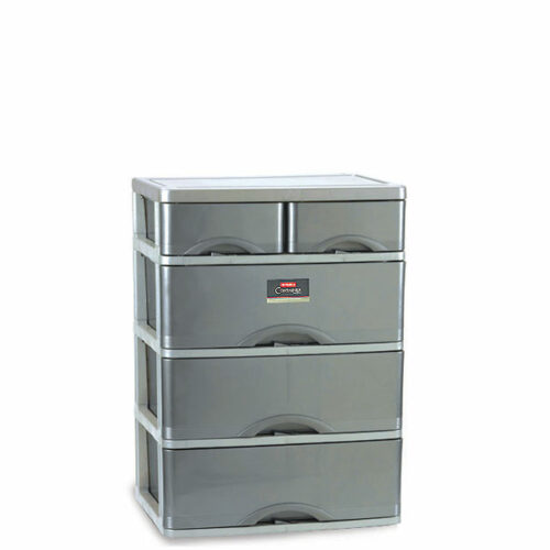 Lemari Pakaian Plastik 3 Laci Lion Star SC-18 Suprema Container SM3 (KD) Ukuran 586 x 431 x H 835 mm | Raja Plastik Indonesia
