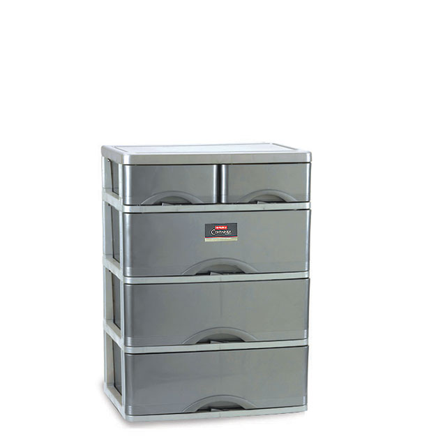 Lemari Pakaian Plastik 3 Laci Lion Star SC-18 Suprema Container SM3 (KD) Ukuran 586 x 431 x H 835 mm | Raja Plastik Indonesia