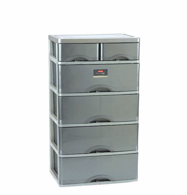 Lemari Pakaian Plastik 4 Laci Lion Star SC-19 Suprema Container SM4 (KD) Lemari Pakaian Plastik 4 Laci Lion Star SC-19 Suprema Container SM4 (KD) Ukuran 586 x 431 x H 1055 mm | Raja Plastik Indonesia