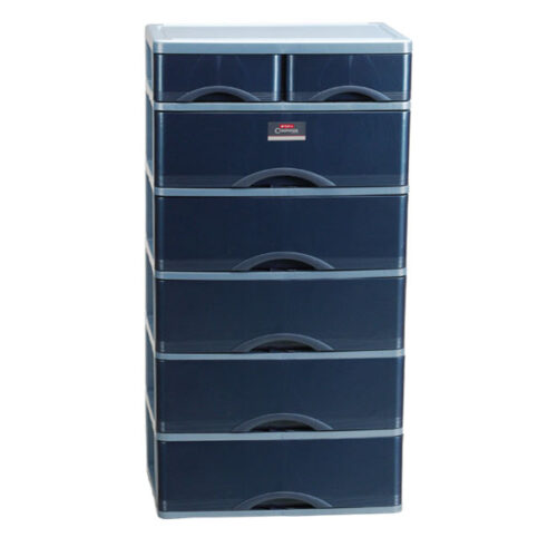 Lemari Pakaian Plastik 5 Laci Lion Star SC-20 Suprema Container SM5 (KD) Ukuran 586 x 431 x H 1275 mm | Raja Plastik Indonesia