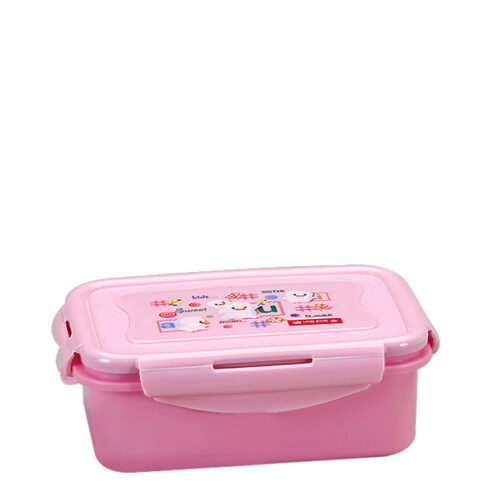 Lunch Box Plastik Anak Sekolah 465 ml Lion Star KK-21 Lunch Box Klip To Keep 1001 Ukuran 137 x 106 x H 64 mm | Raja Plastik Indonesia