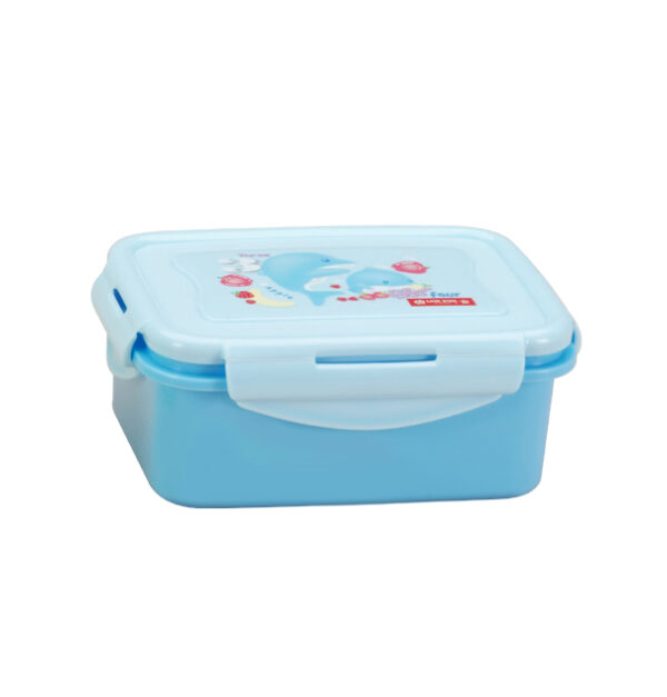 Lunch Box Plastik Anak Sekolah 600 ml Lion Star KK-22 Lunch Box Klip To Keep 1001 Ukuran 155 x 115 x H 64 mm | Raja Plastik Indonesia
