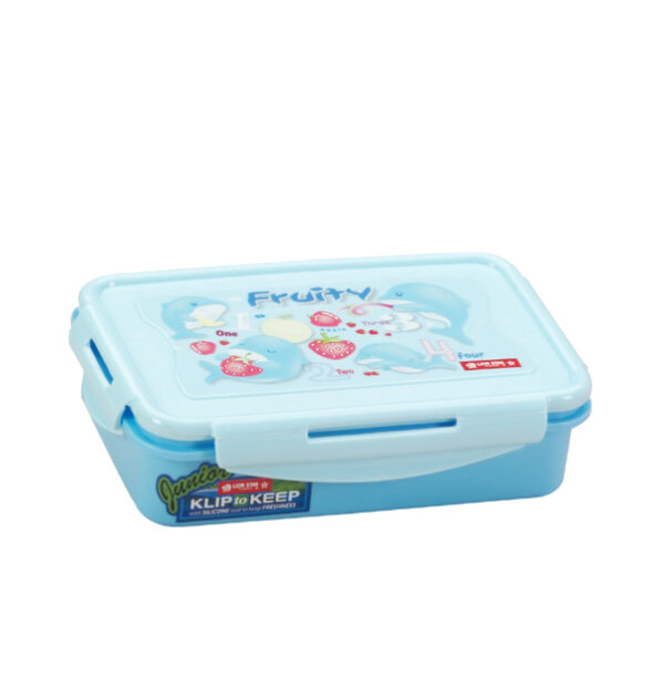 Lunch Box Plastik Anak Sekolah 950 ml Lion Star KK-25 Lunch Box Klip To Keep 1301