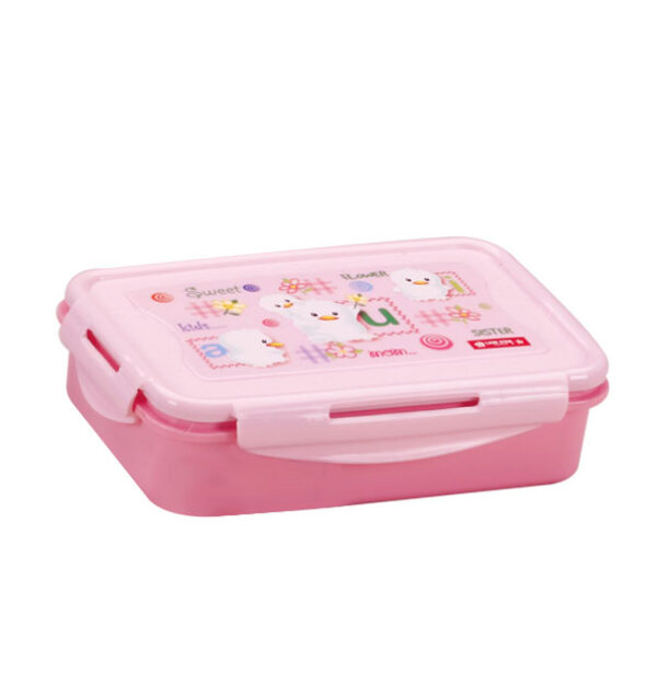 Lunch Box Plastik Anak Sekolah 950 ml Lion Star KK-25 Lunch Box Klip To Keep 1301