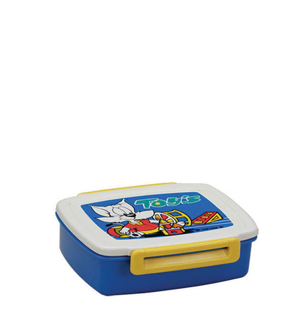 Lunch Box Plastik Anak Sekolah Lion Star MC-30 Lock In Lunch Box B012 Ukuran 150 x 132 x H 57 mm | Raja Plastik Indonesia